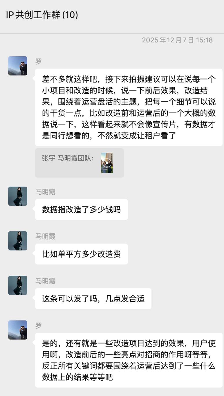 IP 共创工作群指导记录