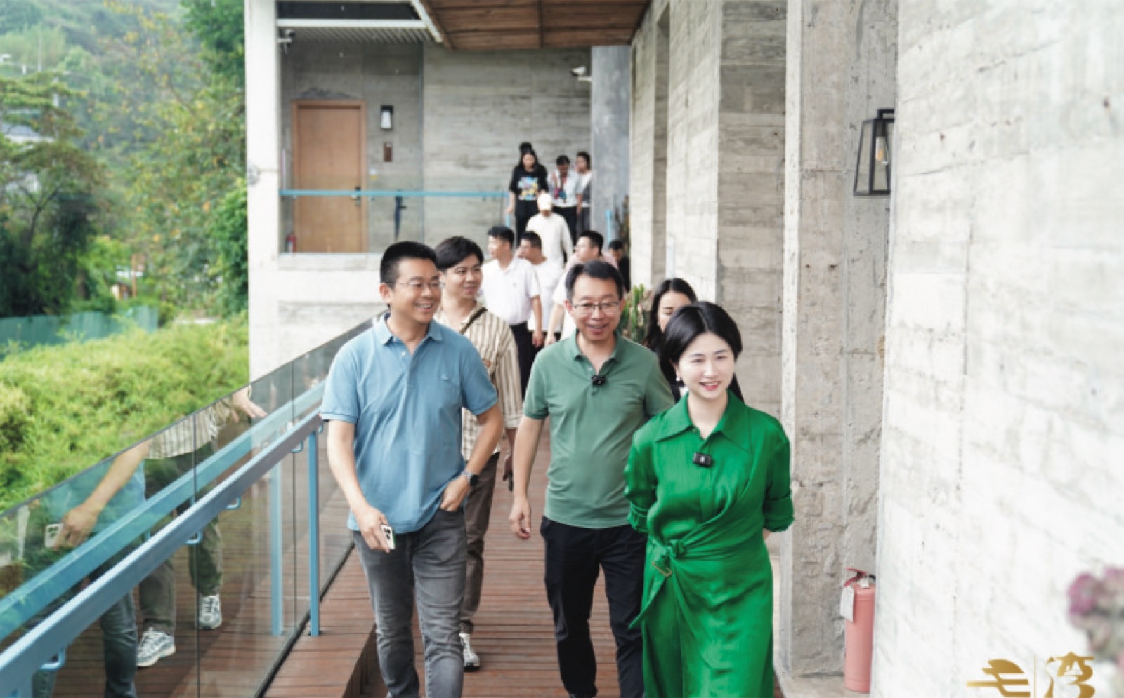会员进行项目实地走访